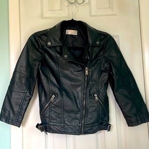 LJYH faux leather Motorcycle Jacket